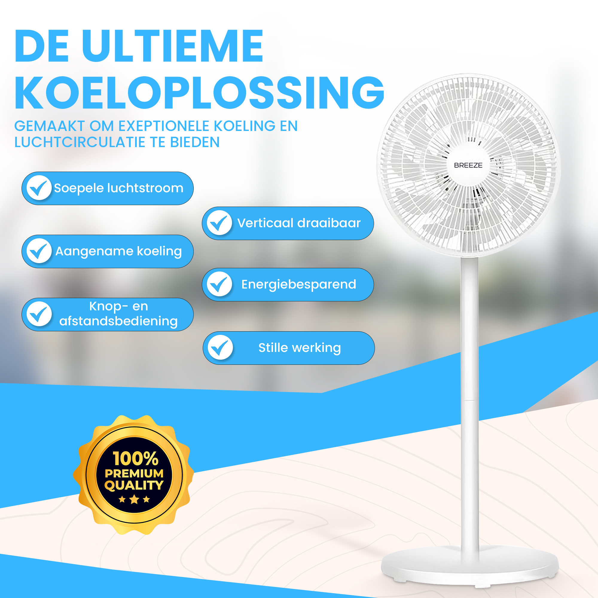 Breeze Ventilator - Fluisterstil