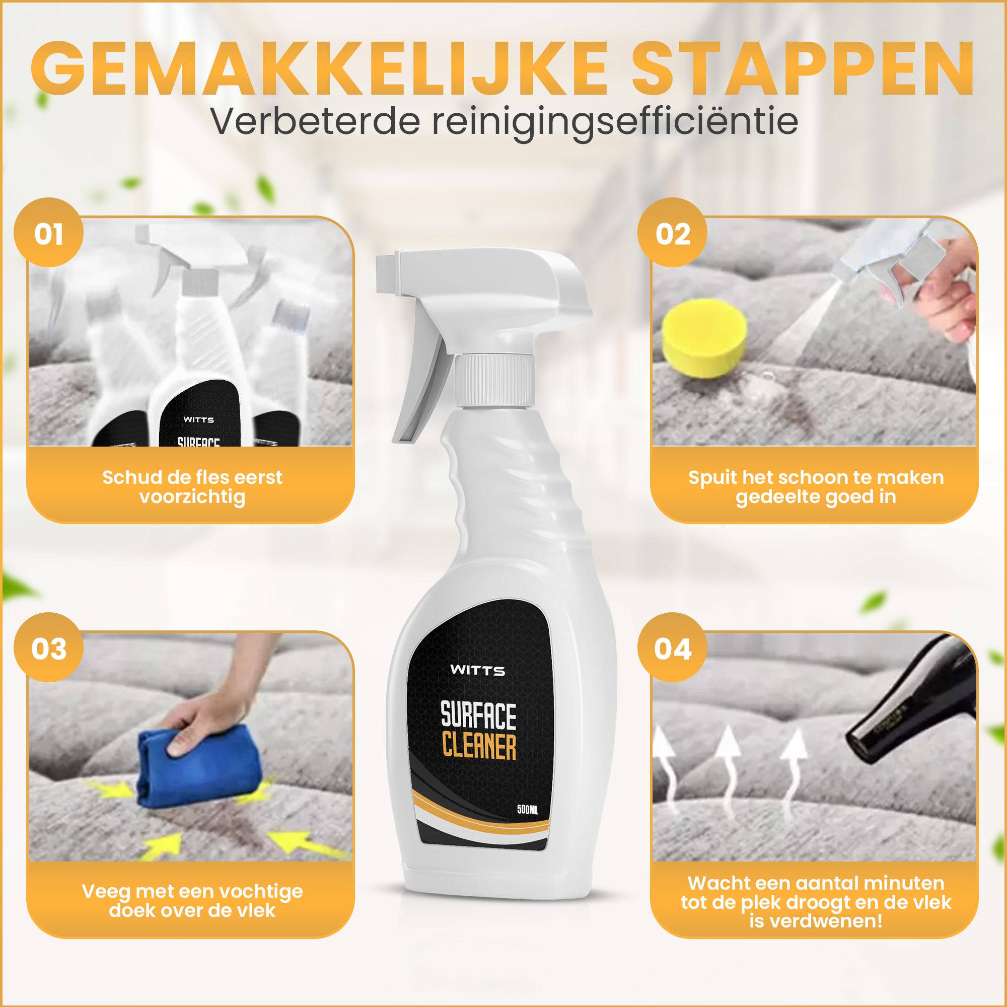 WITTS Tapijtreiniger