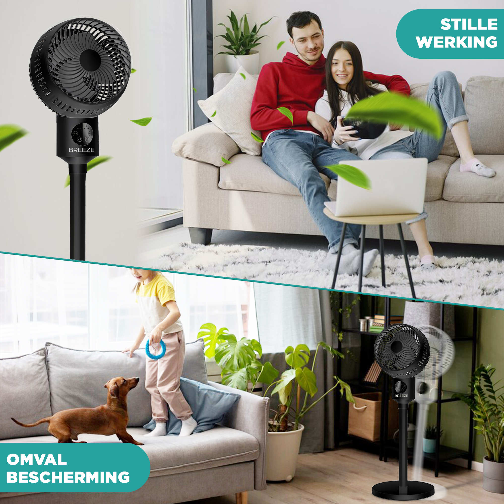 Breeze Ventilator Zwart