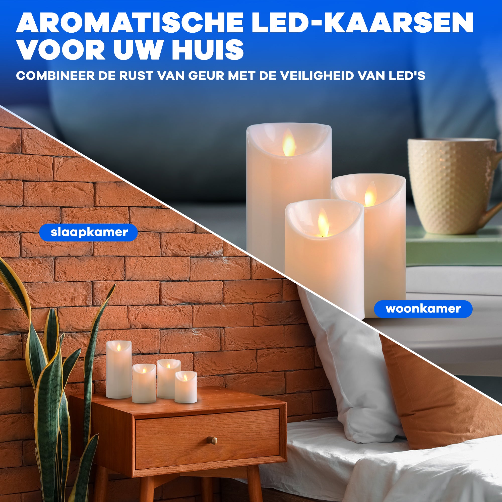 WITTS LED Kaarssen | Batterijen meegeleverd